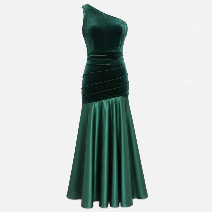 Smit | One Shoulder Velvet Maxi Dress