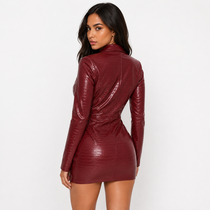 Croc | Crocodile Mini Blazer Dress
