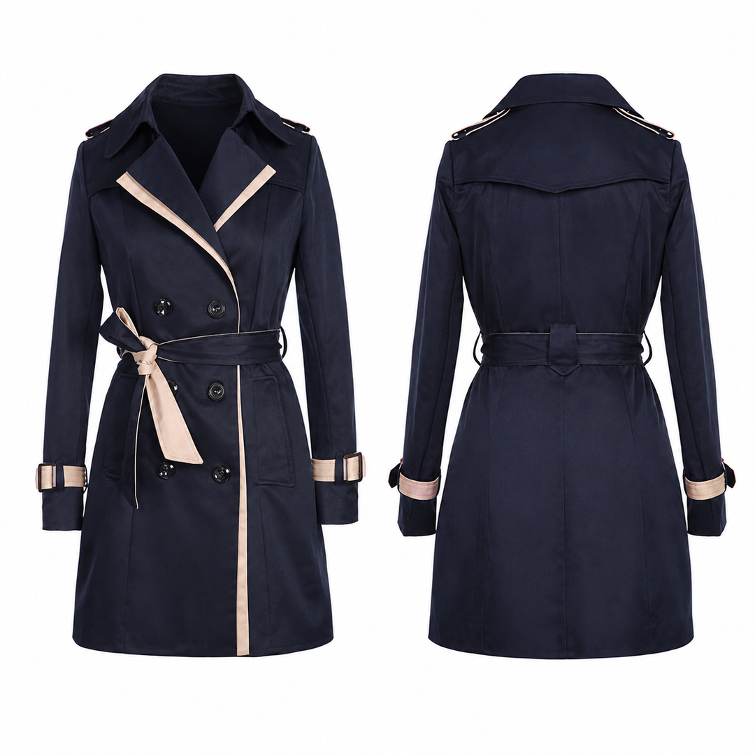 Drop | Belted Trench Rain Jacket
