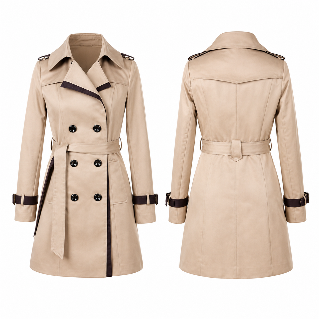 Drop | Belted Trench Rain Jacket