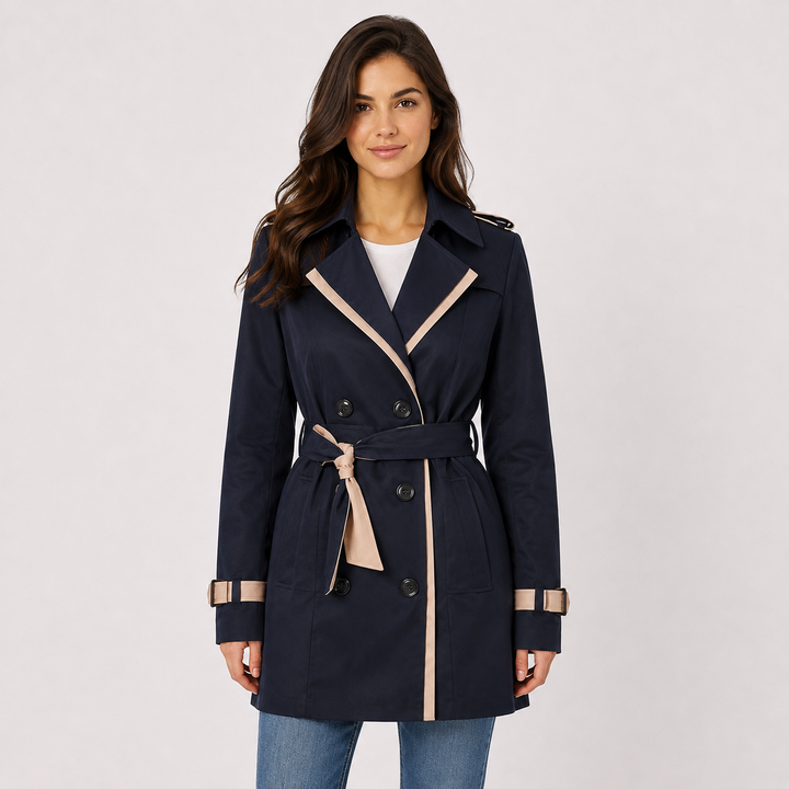 Drop | Belted Trench Rain Jacket