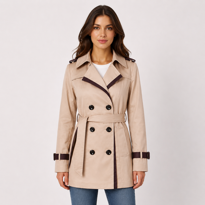 Drop | Belted Trench Rain Jacket