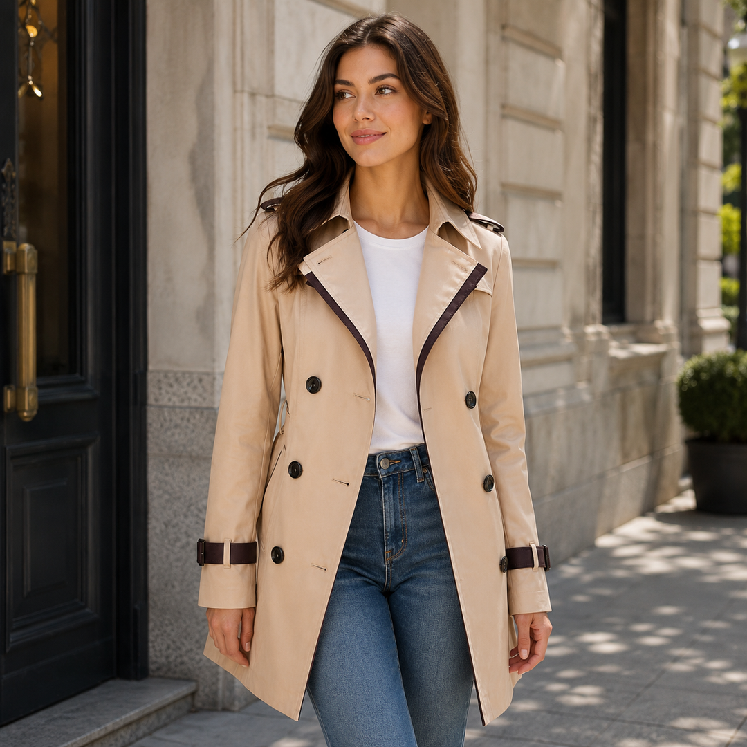 Drop | Belted Trench Rain Jacket