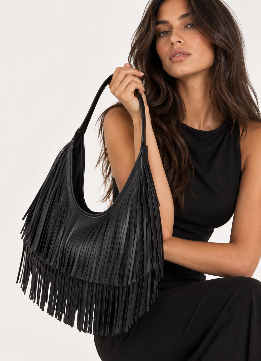 Taz | Fringe Hobo Bag