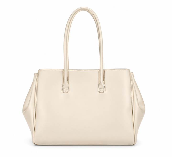 Lex | Faux Leather Turn Lock Pocket Tote Bag