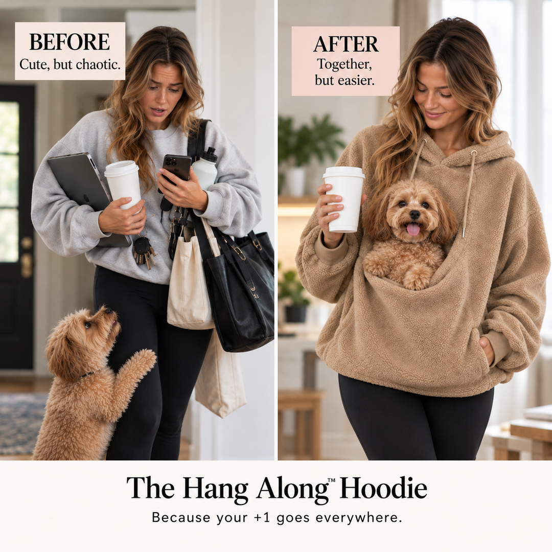 The Hang Along | Hands-Free Pet Pouch Hoodie