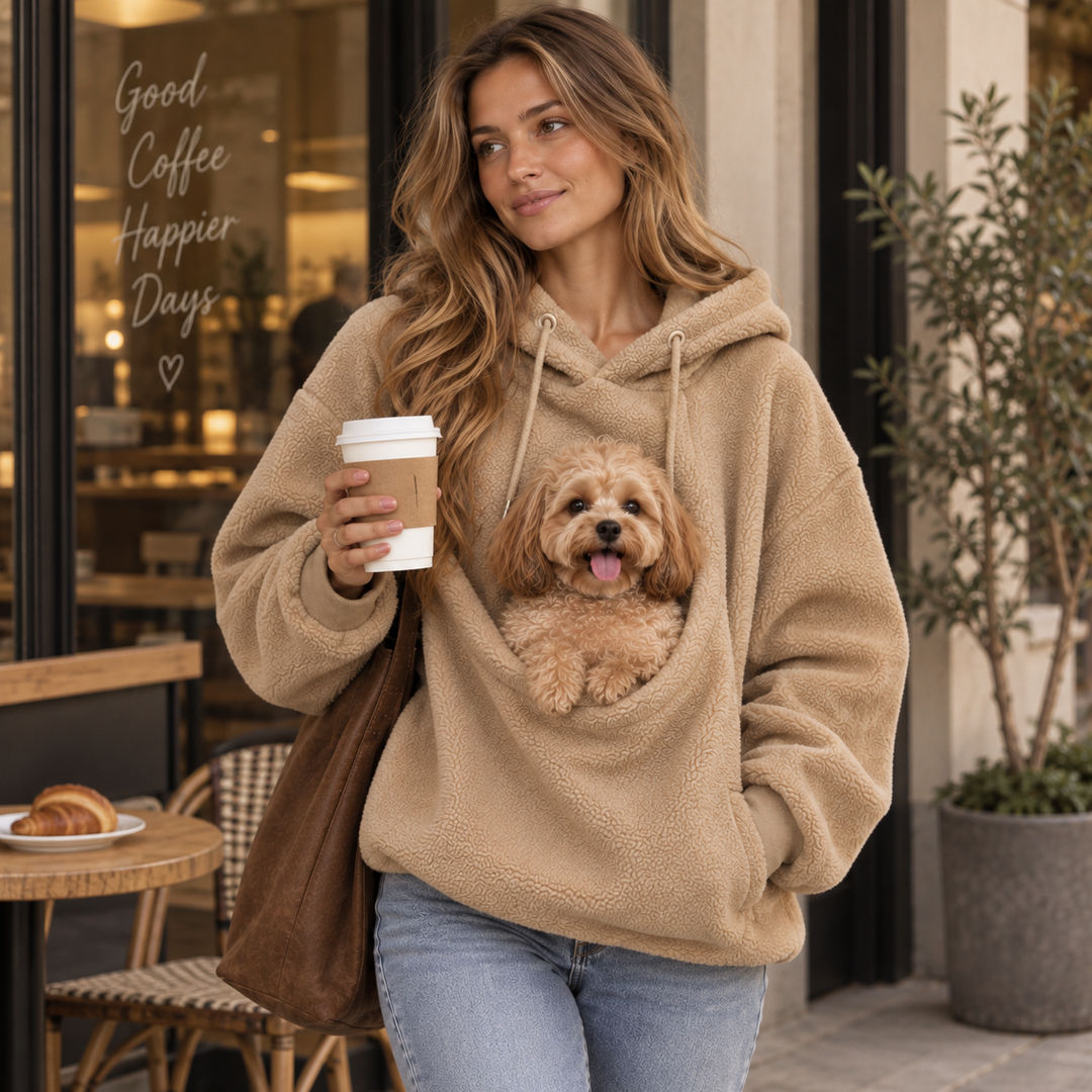 The Hang Along | Hands-Free Pet Pouch Hoodie