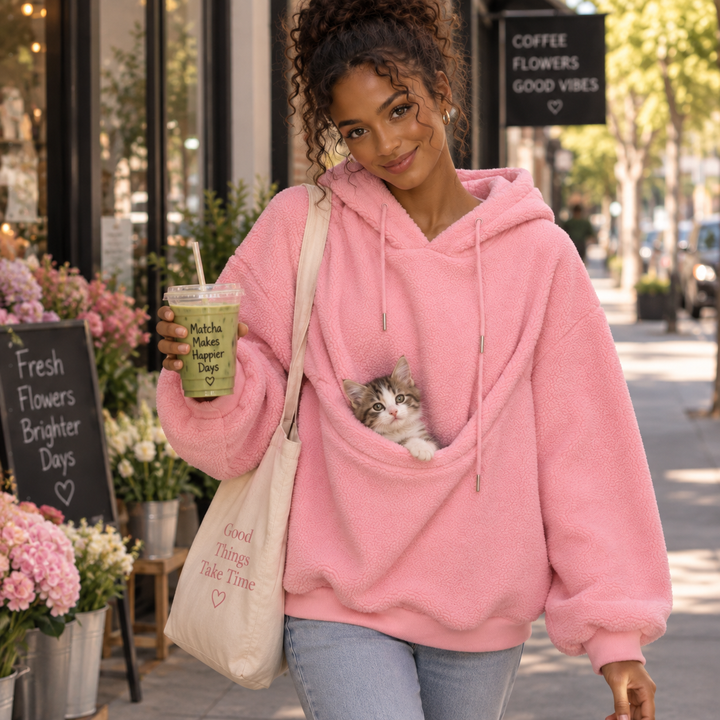 The Hang Along | Hands-Free Pet Pouch Hoodie
