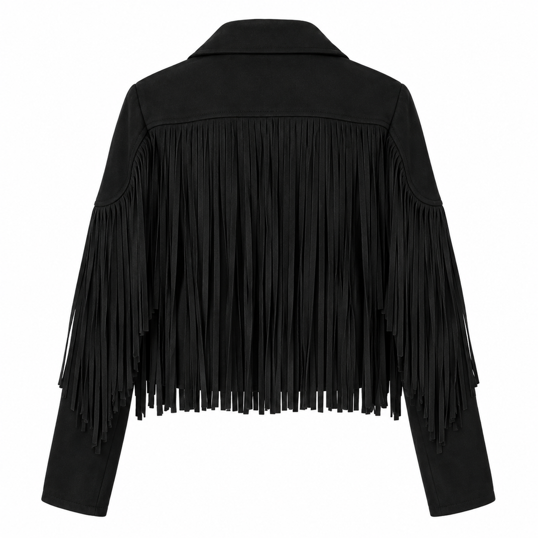 Rode | Suede Fringe Cropped Jacket