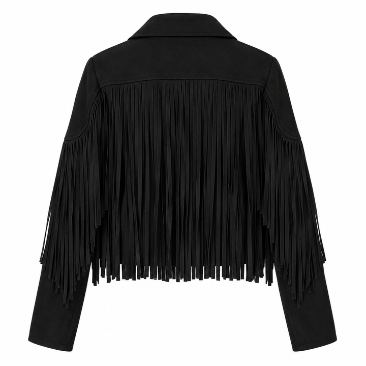 Rode | Suede Fringe Cropped Jacket