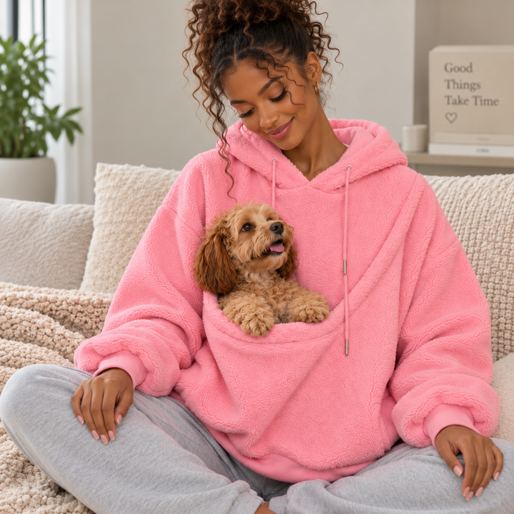 The Hang Along | Hands-Free Pet Pouch Hoodie