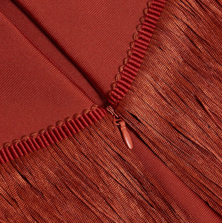 Alive | Fringe Halter Maxi Dress