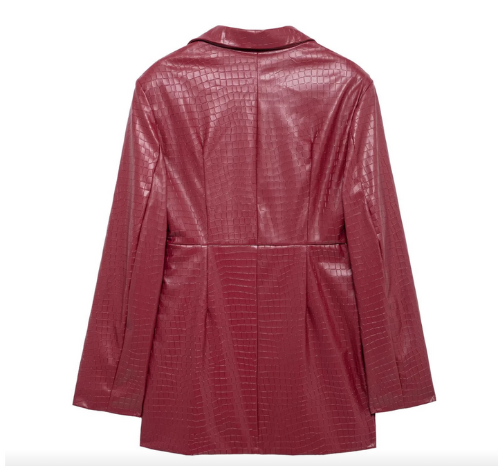 Croc | Crocodile Mini Blazer Dress