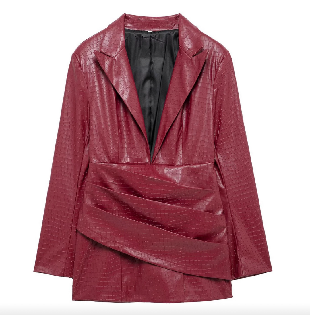 Croc | Crocodile Mini Blazer Dress