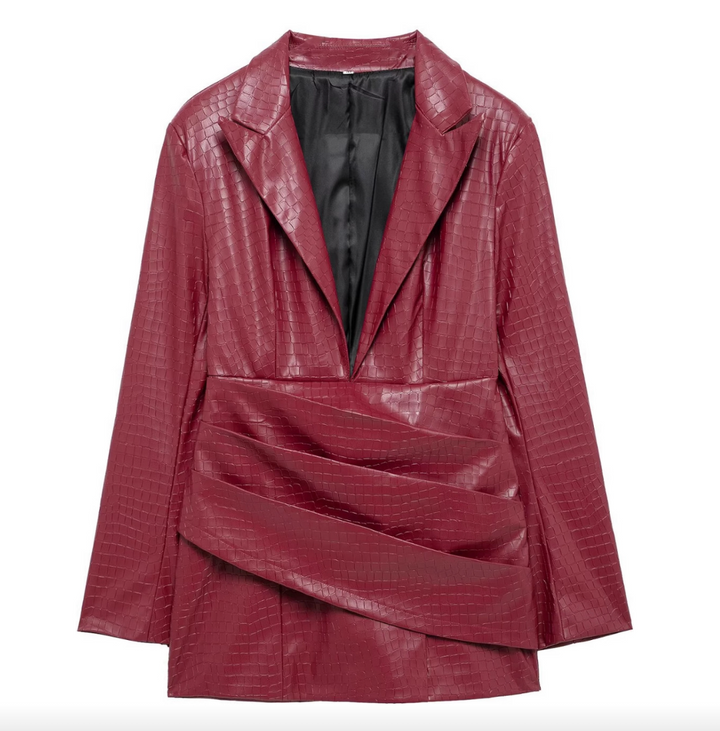 Croc | Crocodile Mini Blazer Dress