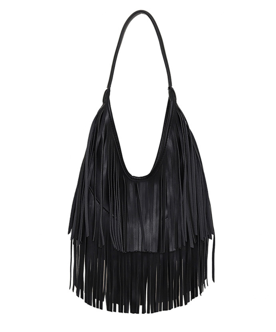Taz | Fringe Hobo Bag