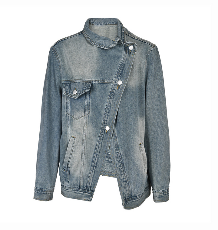 Chill | Light Wash Blue Oversized Trucker Jacket