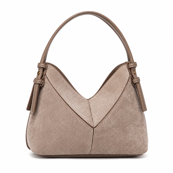 Flaunt | Faux Leather V Stitch Shoulder Bag